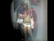 Случайный русский секс в общественном транспорте снятый скрытой камерой